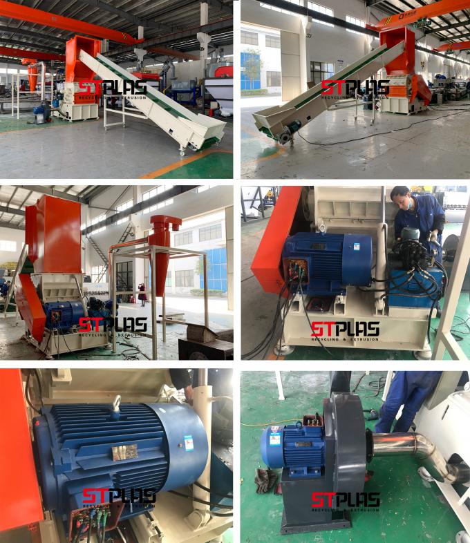 SUS304 Material Long Lifetime Plastic Grinder Machinery with PVC Belt