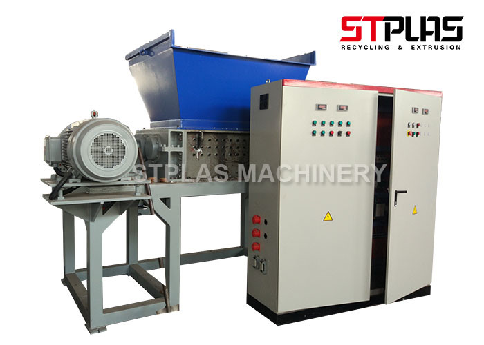 Cardboard Waste Paper Shredder Machine / Plastic Waste Grinding Machine