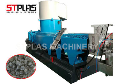 Waste Plastic Recycling Pellet Machine For PP PE Film , Woven Bags , Fibers Material
