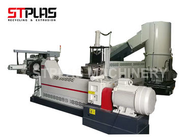 BOPP PP PE Film Plastic Recycling Pellet Machine With Compactor Feeder