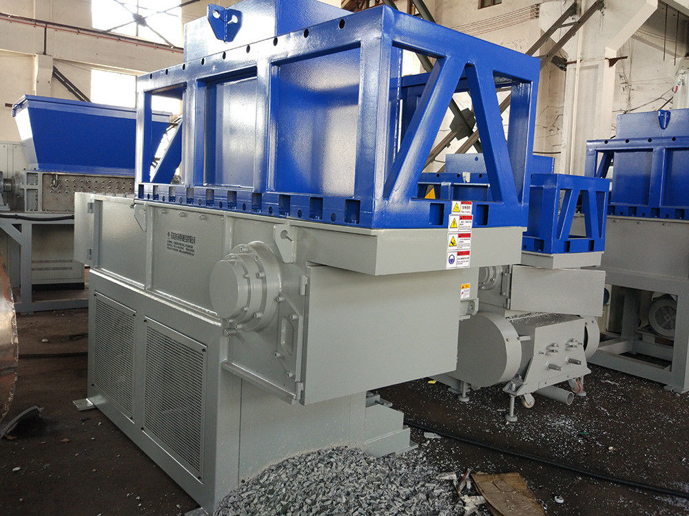 Waste Fiber Plastic Shredder Machine With Siemens PLC Control 816mm