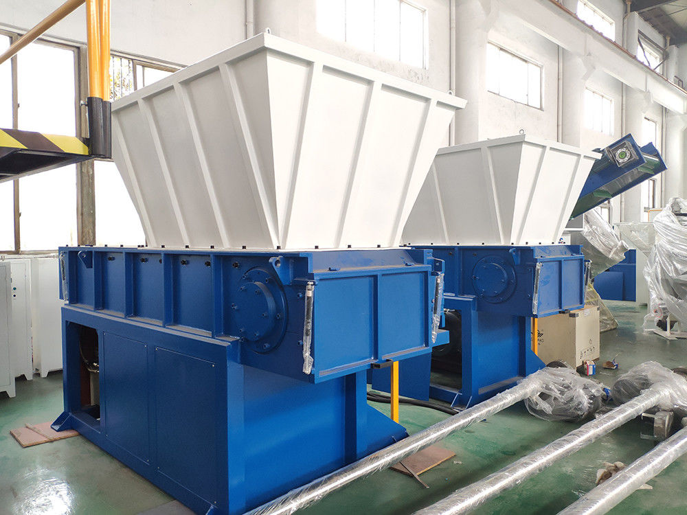 High Capacity Plastic Scrap Machine / Automatic Single Shaft Shredder