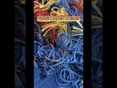 Heavy duty Plastic HDPE PE rope crusher 200-500kg/h