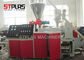 Connical Twin Screw Extrusion Machine / Two Screw Extruder With 38CrMoALA Screw